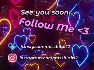 Chaturbate Live Sex of missblair12