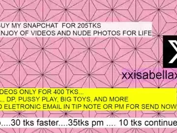 Chaturbate Free Live Porn of xxisabelaxxx