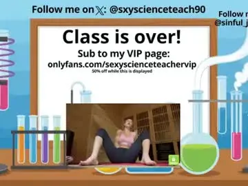 Chaturbate Sex Chat of sexyscienceteacher90