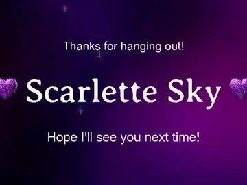 Chaturbate Best live sex cam show of scarlettesky_xo
