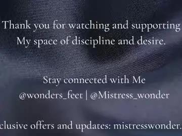 Chaturbate Live Sex of wonders_feet