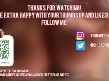 Chaturbate Adult Webcam of 2badforyou
