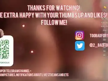 Chaturbate Adult Webcam of 2badforyou