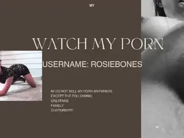 Chaturbate Nude Webcam of rosiebones