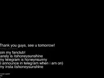 Chaturbate Live Porn of honey_sunshine