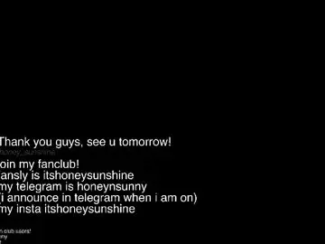 Chaturbate Live Porn of honey_sunshine